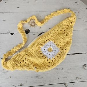 Crossbody bag - crocheted bag- market bag